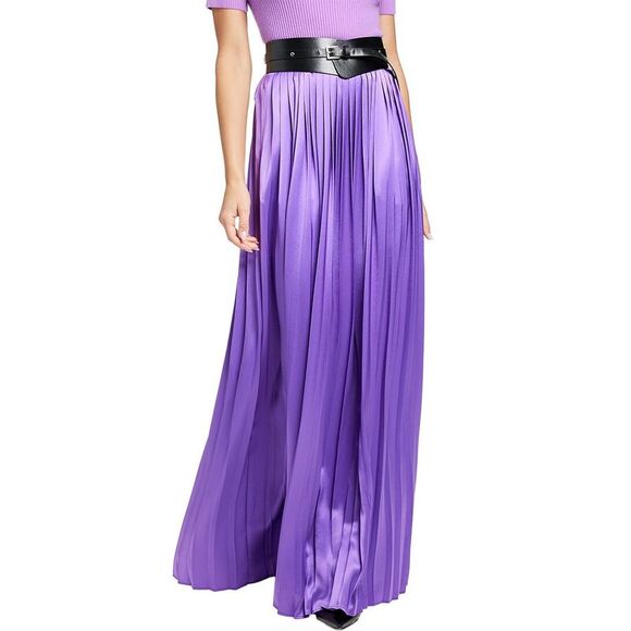 Toccin WomensDillon Midi Skirt Purple